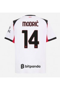 AC Milan Luka Modric #14 Voetbaltruitje Uit tenue 2025-26 Korte Mouw